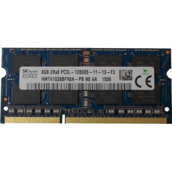 1x 8GB SODIMM DDR3 - 1600 mhz - PC3L-12800 - 204 PIN - MEMORIE RAM