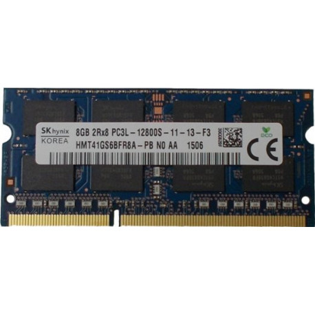 1x 8GB SODIMM DDR3 - 1600 mhz - PC3L-12800 - 204 PIN - MEMORIE RAM