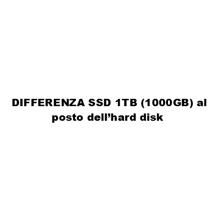 DIFFERENZA da PAGARE per ricevere il computer con SSD 1TB.