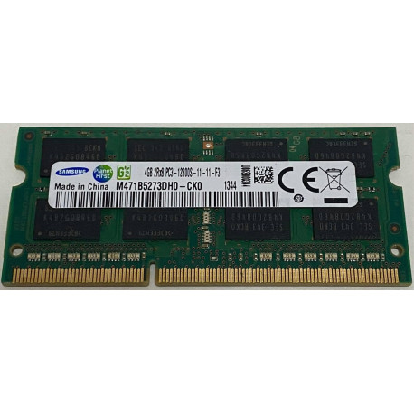 1x 4GB SODIMM DDR3 - 1600 mhz - PC3-12800 - 204 PIN - 1,5v - MEMORIE RAM SAMSUNG