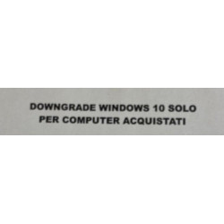 DOWNGRADE WINDOWS 10 SOLO x COMPUTER ACQUSTATI