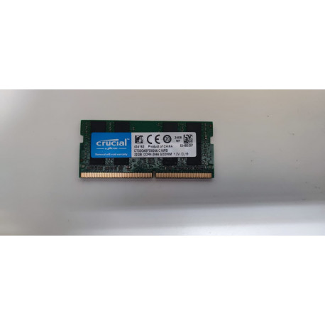 1x 32GB SODIMM DDR4 3200 mhz PC4-21300 CT32G4SFD832A CRUCIAL 2Rx8